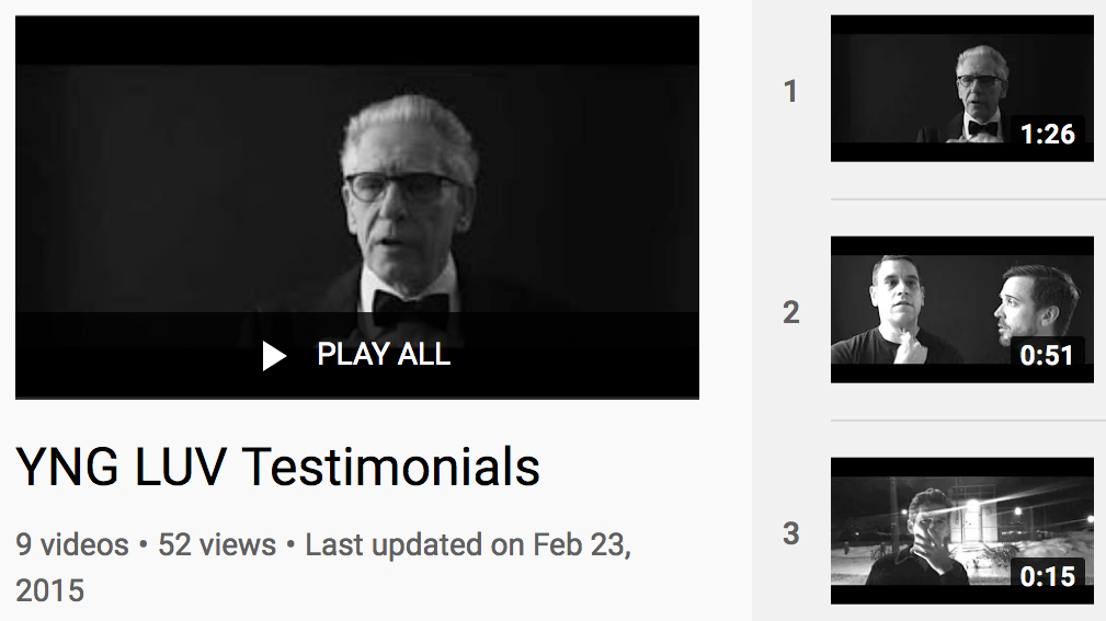 YNG LUV Celebrity Testimonials